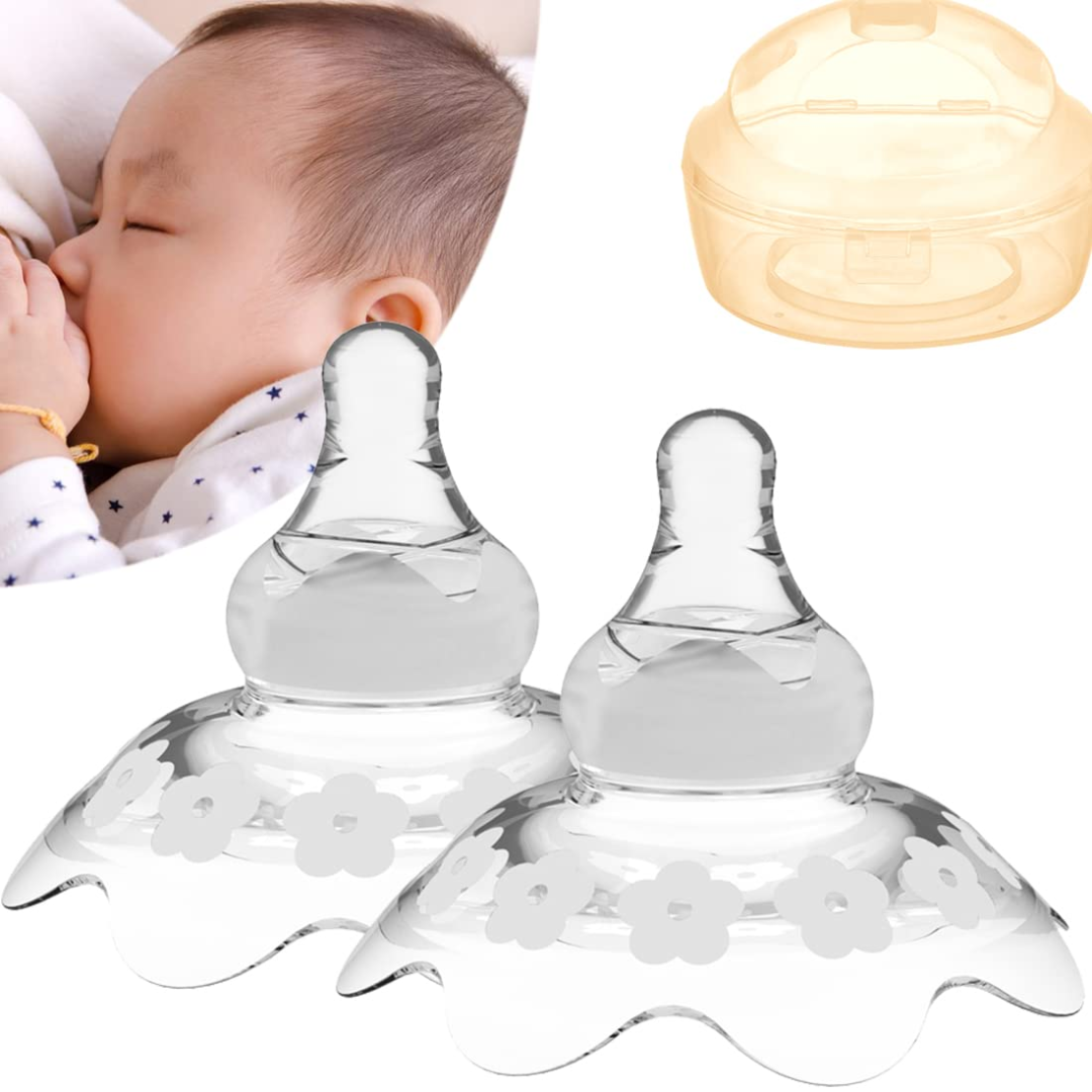 2 Pcs - High Quality Breast head cover protection anti-bite breast shield [With box]